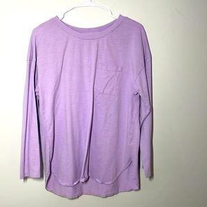 Cute purple long sleeve tee